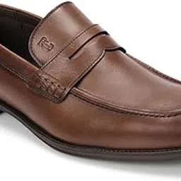 thomas crick Men’s Leather Smart Casual Loafers – Dual-Tone Upper | Ortho Comfort Fit-picture-15