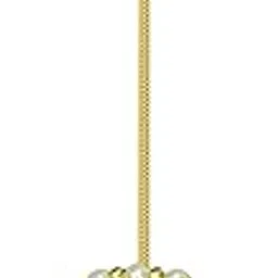 kyoot jewels Traditional Borla Maang Tikka Gold Plated Cubic zirconia Emerald and pearl Studded Forehead Jewellery For Women & girls (Red Tikka borla)-picture-33