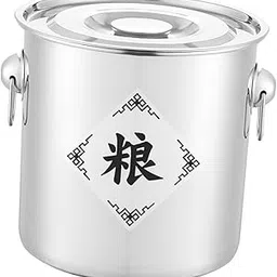 MERISHOPP®Cereal Container for Canteens Hotel Household Commercial Food Bean Flour Oil Style A|Home & Garden | Kitchen, Dining & Bar | Kitchen Storage & Organization |1 Rice Bucket-picture-45