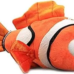 HUG 'n' FEEL SOFT TOYS – Orange Clown Fish 25cm Plush Toy | Nemo Style Soft Toy for Kids, Girls & Boys | Ultra Soft, Huggable, Cuddly Stuffed Animal | Birthday & Gift for Valentine’s Day-image-73