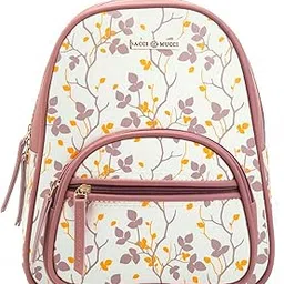 sacci mucci Backpack for Girls | Women's Fashion Backpack- Floral Tree Twig Design-picture-29