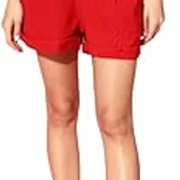 athena lifestyle Women and Girls Polyester Regular Fit Mid-Rise Above Knee Zip Solid Casual Short-picture-29