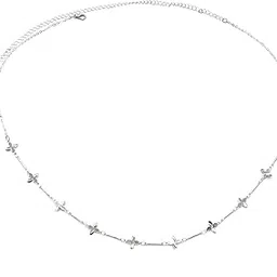 elaccent Four-Leaf Clover Waist Chain Single-Layer Body Chain for Women and Girls-picture-39
