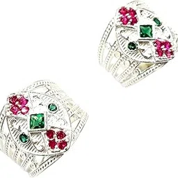 shree shobha collection Silver Toe Ring Jewellery Chandi Ki Becchiya Free Size Weight - 9gm-picture-16