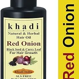 PreVeda® Khadi Red Onion Black Seed & Curry Leaf hair Growth Organic Oil with best natural & herbal oils 100 ml-picture-21