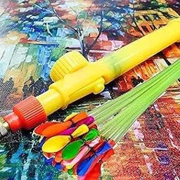 ORAMSA Combo Of Water Balloons Bunch & High Pressure Water Pump Gun Spray Bottle Trolley Mini Manual Sprayer, Multicolor-image-68