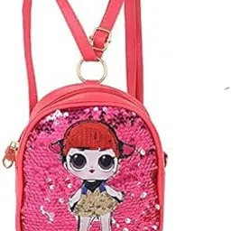 aashiya trades Girls Glitter Sequins Messenger Sling bag/Backpack Crossbody Shoulder Bag for Kids girls-picture-22