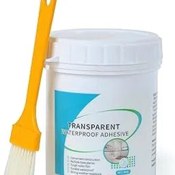 Mantavya Crack Seal Glue 300gm with Brush Transparent Waterproof Glue for Roof Leakage Crack Seal Agent Roof Water Leakage Solution Water Proof Glue Transparent Glue Waterproofing for Pipe Wall Tiles-image-52