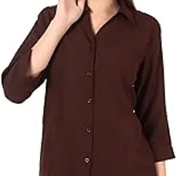mamnoon Formal Women and Girls 3/4 Sleeves Shirts-picture-38