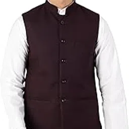 wintage Men's Tweed Wool Modi Nehru Jacket image 1