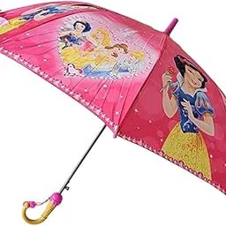 chaatewala Pink Princess Umbrella for Child With special Ice- Cream Handle chatri for Kids Girls Princess Theme Umbrella for Baby Chatri for Girls Doll Printed Chatri for Baby Kids-picture-31