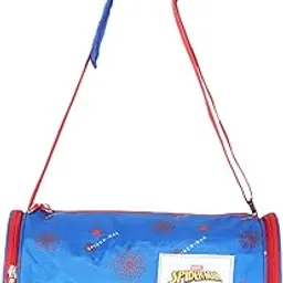 Duffle Bag for Multi Purpose with Separate Shoe Compartment | Spider-Man Lightweight, Waterproof Luggage/Sports Duffle | Soft Polyester Blue Gym Bags - Men & Women | Zipper Lock - Travel/Gym Bag-image-56