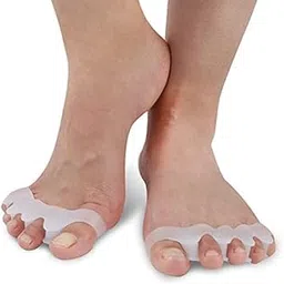 Toe Separator for Feet Toe Spacers Correct Toes Yoga Silicone Hammer Toe Corrector for Women & Men Correct Toe Straighteners for Overlapping Toes(1 Pair, Color :White) (Pro+)-picture-16