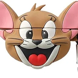LATALI New Cute 3D Cartoon Design Cases Compatible with Apple Airpods Pro Case Cover, 360° Full-Body Protective Case Shockproof Skin Cover (Mouse) image 1