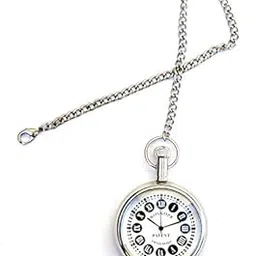 Classic Nickle Antique Pocket Gandhi Watch Royal Look Indian Handicraft Gift Item-image-71