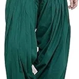 kbnbj Stitched Cotton Semi-Patiala Salwar for Women – Free Size (Fits Up to XXL) | Comfortable & Stylish Festive Ready-picture-48