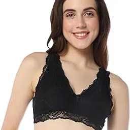 amante Lace Non Padded Non-Wired Full Coverage Chic Bralette Bra-picture-34