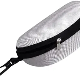 AT TECH Zipper Hook Cases & cover For Eyewear,Sunglasses,Spectacles & Goggles. (Black) (Silver)-picture-10