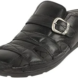 metro Men Faux Leather Slip-on Comfort Fisherman Sandal-picture-19