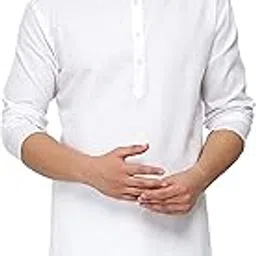 kamosa Men Cotton Blend Straight Kurta-picture-13