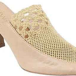 catwalk Women's Braided Kitten Heel Mule image 1