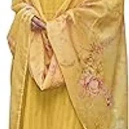 indo era Women's Embroidered Pure Cotton Straight Kurta Pant With Dupatta Set-picture-27