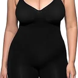 brachy Women's Bra Free Bodysuits Tummy Control Shapewear Mid Thigh Body Shaper-picture-12