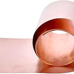 COYOUCO 1Roll Copper Sheet Roll,Pure Copper Sheet Metal Foil Plate, 1M Length 0.4Mm Thickness Handmade Pure Copper Artworks,80mm-picture-10