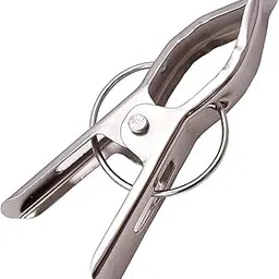 Voloyo24-Piece Stainless Steel Cloth Clips ? Heavy-Duty Multipurpose Clothes Pegs for Indoor & Outdoor Drying ? Rust-Resistant and Durable Grip Pins-picture-22