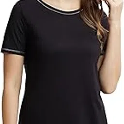 jockey RX71 Women's Micro Modal Cotton Relaxed Fit Round Neck Half Sleeve T-Shirt-picture-38