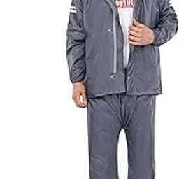 tagas Men's Raincoat|Waterproof for Bike|Reversible Double Layer with Hood raincoat|Rain coat for Men|Set of Top and Bottom rain Wear-picture-16