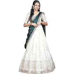 pinkbindi South Indian Pattu Lehenga Choli for Women-picture-30