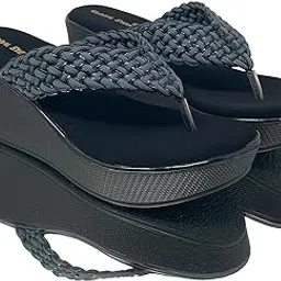 GlobalStep Women Footwear Flatform Heel V Shape Upper Synthetic Bottom Ethnic Wear Sandals(G1236)-image-60