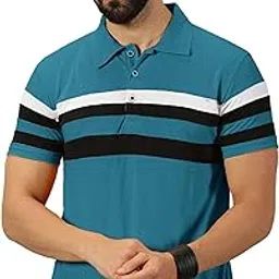 ausk Men tshirt || Polo Neck Half Sleeve Regular Fit T-Shirts for Mens-picture-41