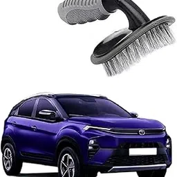 Strong Car Tire and Rim Cleaning Brush Suitable for Tata Nexon 2023-picture-27