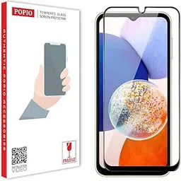POPIO Tempered Glass Screen Protector Compatible For Samsung Galaxy A15 / A15 5G / F15 / M15 Cellphone (Black) With Edge To Edge Coverage And Easy Installation Kit-picture-19