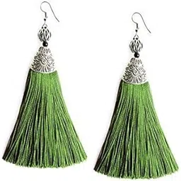 tiaraz Gold Pearl Long Tassel Draping Extra Long Shoulder Duster Earrings for women traditinoal-picture-56