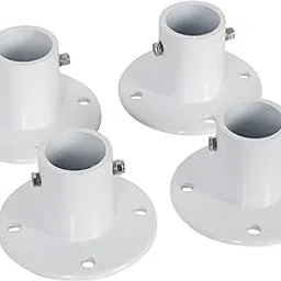 KUAFU Aluminum Slide Deck Flange w/Flange Bolt Diameter of 1.9" for Inground Swimming Pools (4 Pack)-image-14