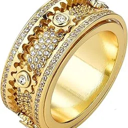gehney joy of jewels Gehney Joy of JR8 Spinner Gold Plated Ring Jewellery Accessories for Women & Girls-picture-52