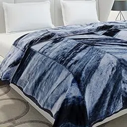 Monte Carlo Dubble Bed Winter Blanket Denny 1 Ply PVC Pack 106 GSM, (240x220 CM), Royal Blue-picture-10