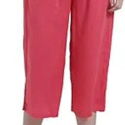 tnq Women's Rayon Capri Culottes Short Trousers (Free Size & Plus Size)-picture-30