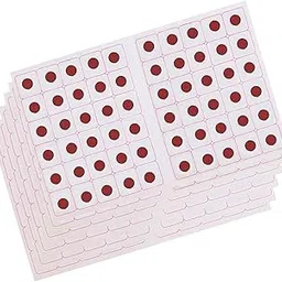 VAMA Fashions 8mm Maroon Sticker Large Round Kumkum Sindoor Self Adhesive Bindis Set for Women Girls Reusable Skin Friendly Non Toxic Forehead Dots for Daily & Festive 6 Cards-picture-51