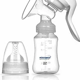 NISCOMED Manual Breast Pump - Soft & Gentle - Manual - BPA Free (Clear)-picture-48