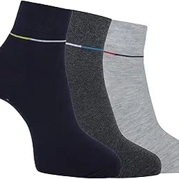 dollar Woollen Ankle Length Socks for Men's Free Size In (3 Pair)-picture-24