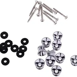 SECRET DESIRE 4xAcoustic Guitar Strap Locks Straplocks Strap Button for Electric Bass Silver-picture-48