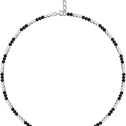 Nazariya Silver Payal (Anklets) in Pure 92.5 Sterling Silver for Girls/Women | Black Thread Anklet | Gift For Her |-image-0