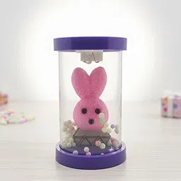 Magical Treazure Cute LED Bunny Capsule Night Light – 9cm Mini Battery Operated Lamp with Warm Red Glow for Kids & Home Decor (Bunny)-picture-28