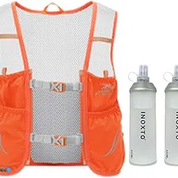 Hydration Vest Backpack Breathable Hydration Bag for Climbing Outdoor Riding L Orange-picture-14