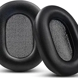 KACA Soft Protein Leather High-Density Noise Cancelling Memory Foam Thick Premium Replacement Ear Cushions Earpads for Sony WH-1000XM5 Headphones - Black-picture-14