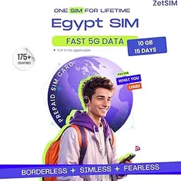 ZetSIM Egypt eSIM | 10GB Data for 15 Days | Quick Setup via QR Code | Best eSIM for Egypt Travelers | No Hidden Charges | Works with iPhone, Samsung, Pixel-picture-29